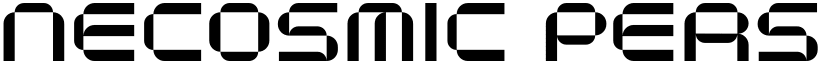 Necosmic Personal Use font