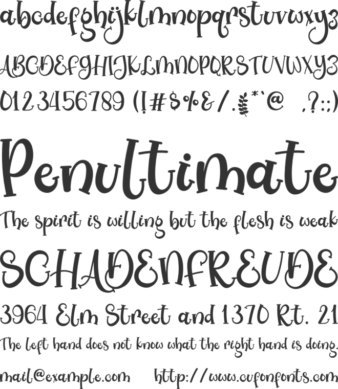 Brownies Glass font preview