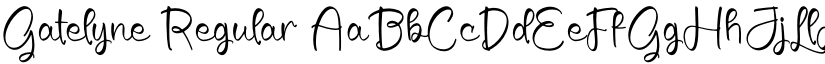 Gatelyne Regular font