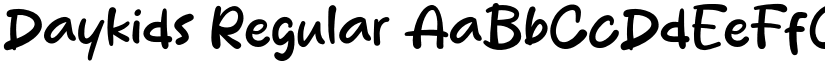 Daykids Regular font