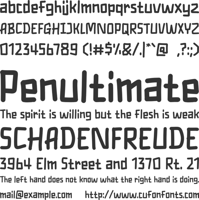 Kids Draw font preview