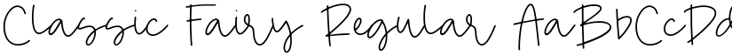 Classic Fairy Regular font