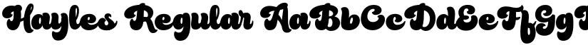Hayles Regular font