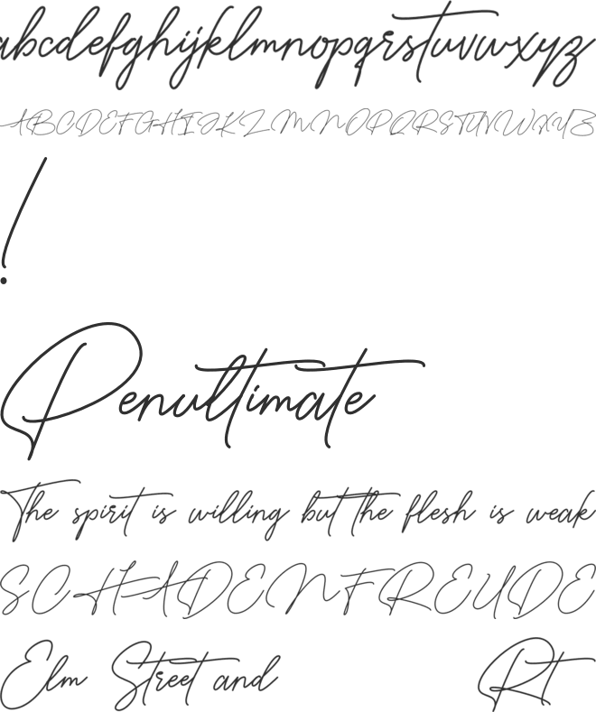 Hionaldo Dolexantica Personal Use Only font preview