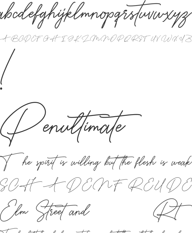 Hionaldo Dolexantica Personal Use Only font preview