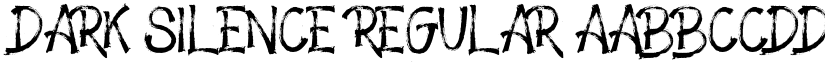Dark SIlence Regular font