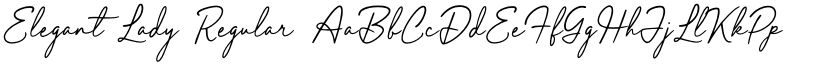 Elegant Lady Regular font
