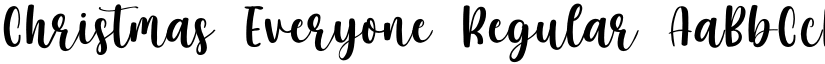 Christmas Everyone Regular font