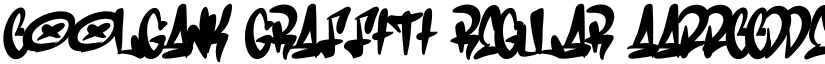 Coolgank Graffiti Regular font