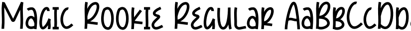 Magic Rookie font download