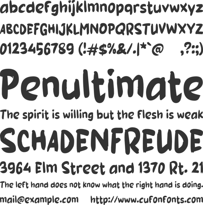 j Just Jumping font preview