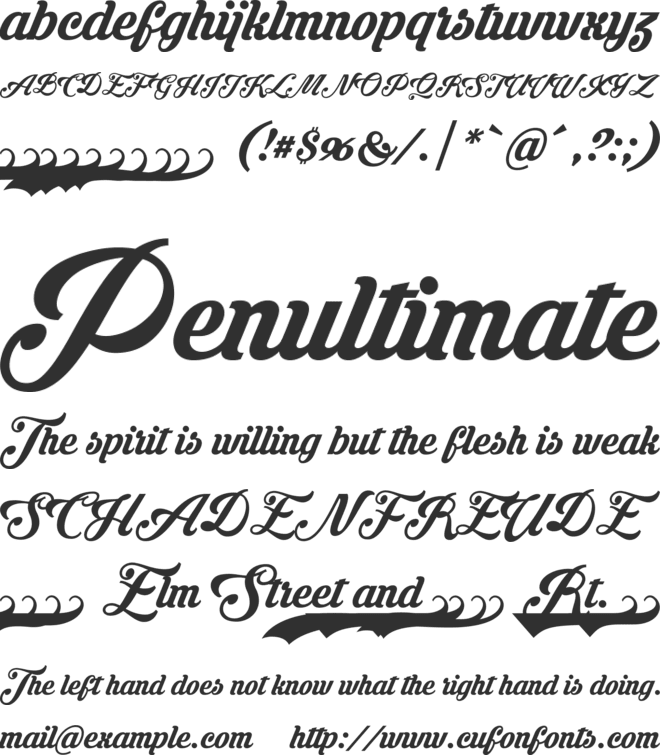 Krinkes Decor PERSONAL USE font preview