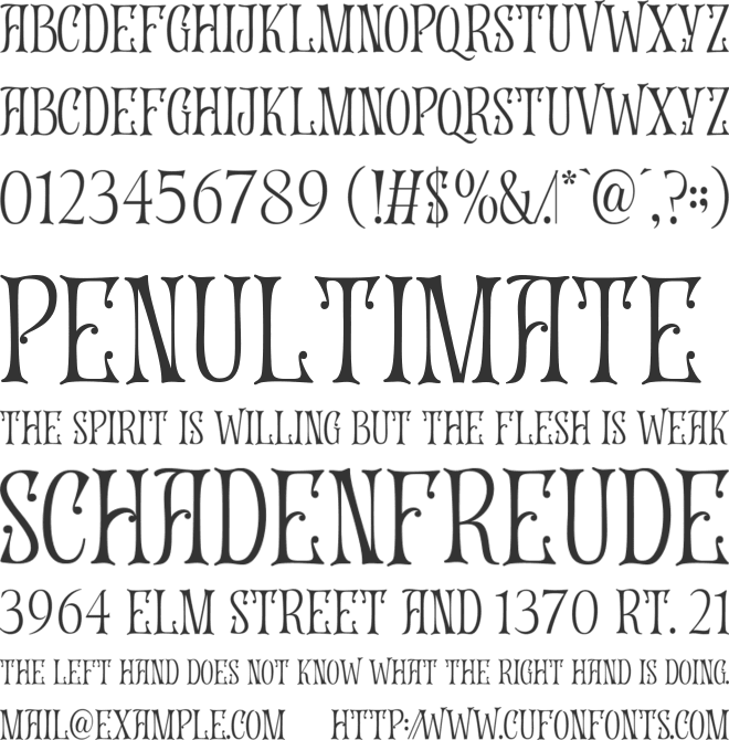 Winter Lover font preview