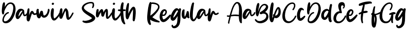 Darwin Smith Regular font