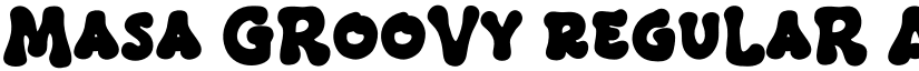 Masa Groovy Regular font