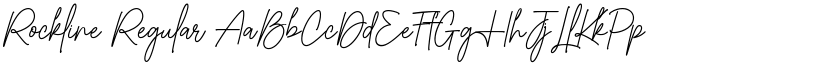 Rockline Regular font