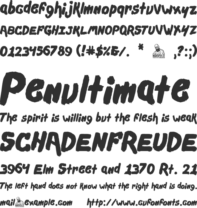 More Than 10 Years Ago font preview