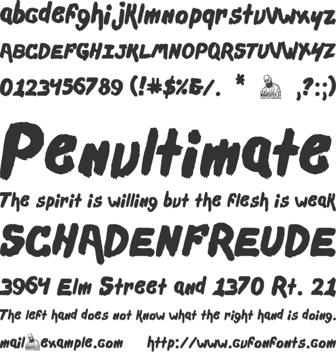 More Than 10 Years Ago font preview