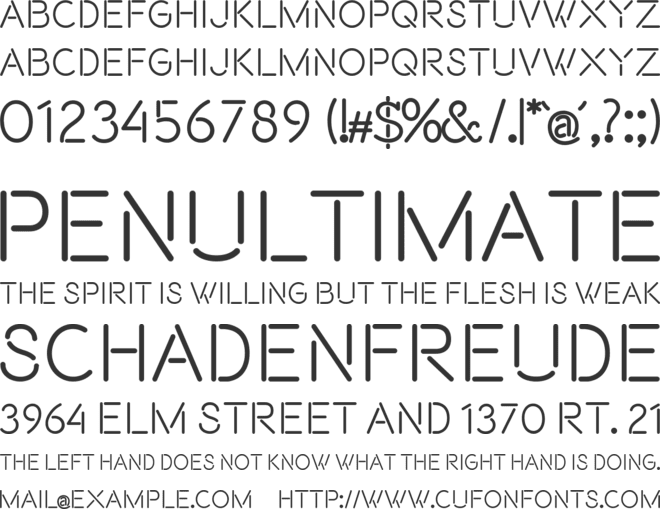 Beon font preview