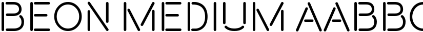 Beon Medium font