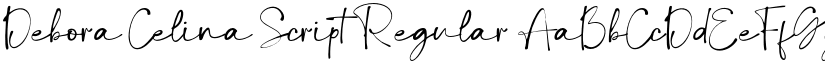 Debora Celina Script Regular font