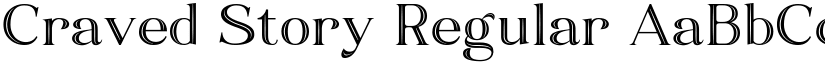 Craved Story Regular font