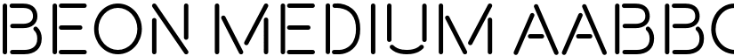 Beon Medium font