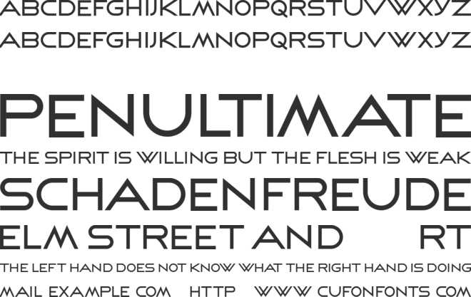 Cityworm font preview