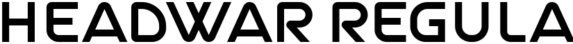 Headwar Regular font