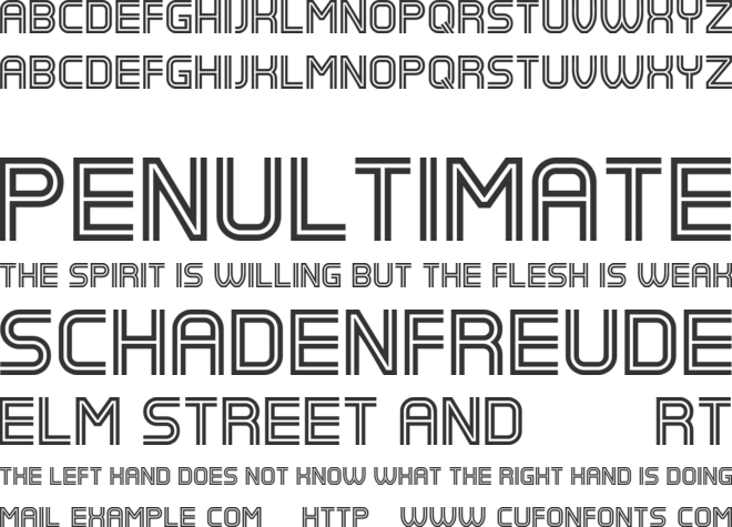 Catalog font preview