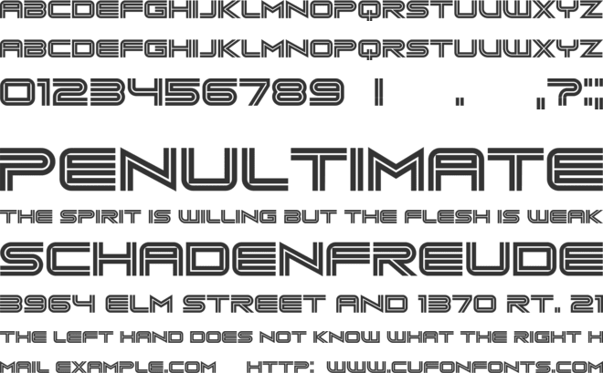 Arachide font preview