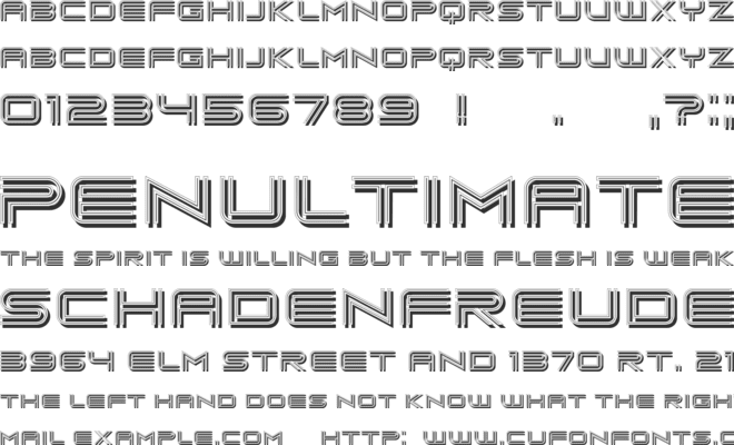 Frappe font preview