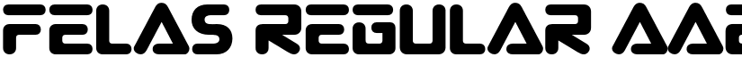 Felas Regular font