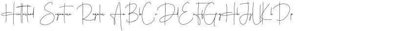 Hintterland Signature Regular font