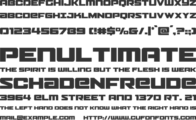 Power Broker font preview