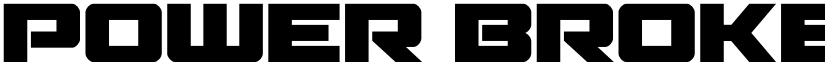 Power Broker Regular font