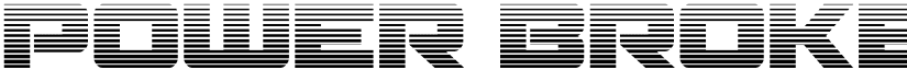 Power Broker Gradient Regular font