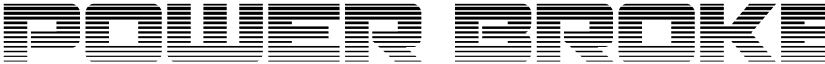 Power Broker Gradient 2 Regular font