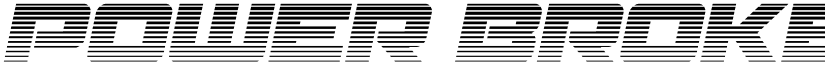 Power Broker Gradient 2 Italic Regular font