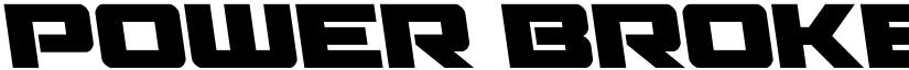 Power Broker Semi-Leftalic Regular font