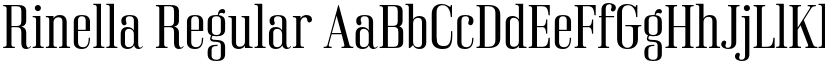 Rinella Regular font