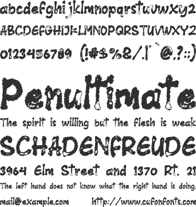 law_OF_ARUCH font preview