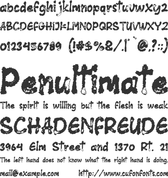 law_OF_ARUCH font preview