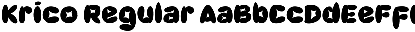 Krico Regular font