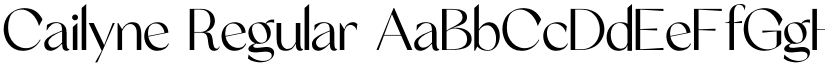 Cailyne Regular font