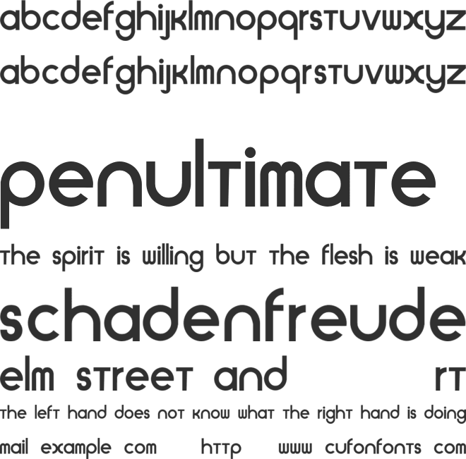 Bayer Universal font preview