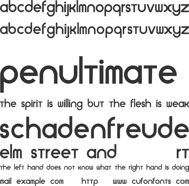 Bayer Universal font preview