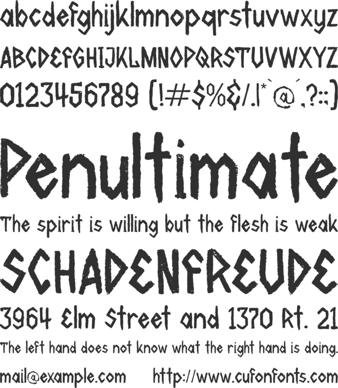 Galacthic font preview