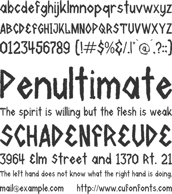 Galacthic font preview
