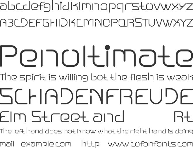 Nuixyber Pro Original font preview